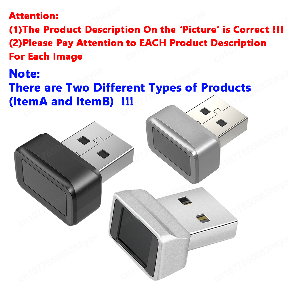 Lector de llaves de huellas dactilares USB para Windows 10/11 Hello, escáner biométrico de llave de seguridad, módulo Sensor de huellas dactilares para PC, sin contraseña