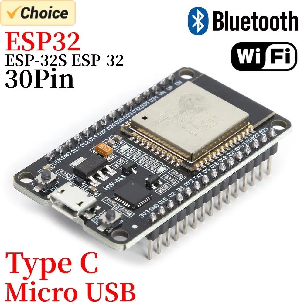 Placa de desarrollo ESP32 ESP 32, módulo WiFi + Bluetooth, consumo de energía ultrabajo, doble núcleo, Micro USB C, ESP-32, ESP-32S ESP 32