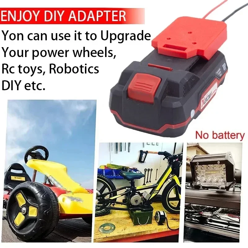 Адаптер «сделай сам» для Lidl Parkside X20V, адаптер для литий-ионного аккумулятора, разъем для выступлений, адаптер «сделай сам» 14AWG для фойевых машин, автомобилей
