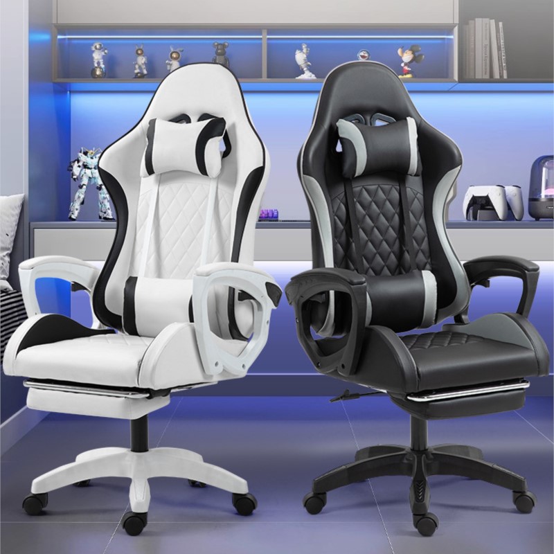 เก้าอี้เล่นเกมสําหรับผู้ชายและผู้หญิงเก้าอี้คอมพิวเตอร์ที่บ้านสํานักงานสบายอยู่ประจําเก้าอี้ตามหลักสรีรศาสตร์บ้าน Sedie Da Ufficio ข่าว