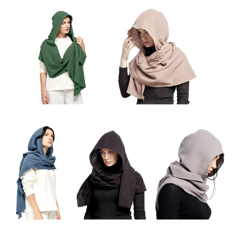 2in1 Winter-Kapuzenschal-Set für Teenager und Erwachsene, staubdicht, bequem, warm
