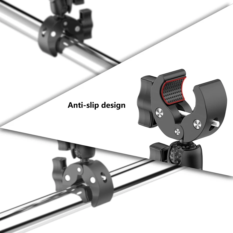 Soporte de superabrazadera para cámara, soporte para manillar de motocicleta y bicicleta, accesorios para Go Pro 13 12 11 Insta360 X3 X4 DJI