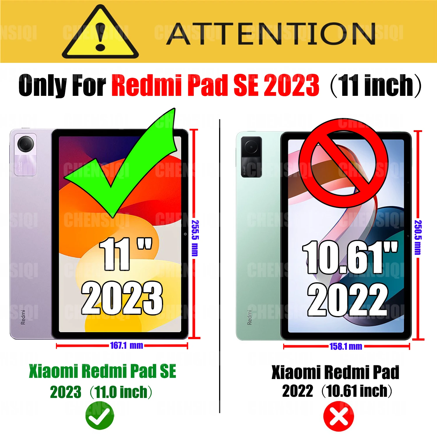 ป้องกันหน้าจอสําหรับXiaomi Redmi Pad SE (11 นิ้ว) 2023 แท็บเล็ตกระจกนิรภัยฟิล์มตัวป้องกันกล้องด้านหลังAnti-Fall/Anti-Scratch
