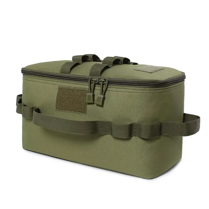 Borsa portaoggetti per serbatoio del gas da campeggio all'aperto Borsa per attrezzi per unghie a terra di grande capacità Contenitore per gas Borsa per kit di utensili per pentole da picnic