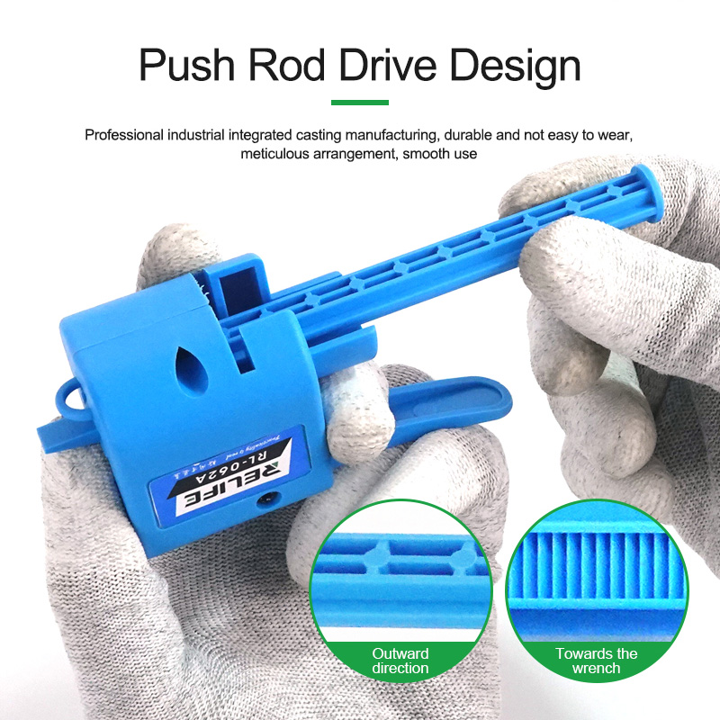 Relife RL-062A RL-062B RL-062C manual cola agulha impulsionador push rod soldagem óleo impulsionador pasta fluxo ferramenta de propulsão dispensador de cola