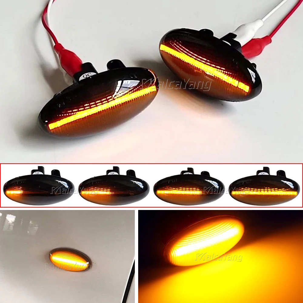 ไฟเลี้ยว LED Side MARKER ไฟไฟกระพริบสําหรับ Citroen Berlingo Xsara Picasso Jumpy Elysee Crosser Dispatch C1 C2 C3 C4 C5
