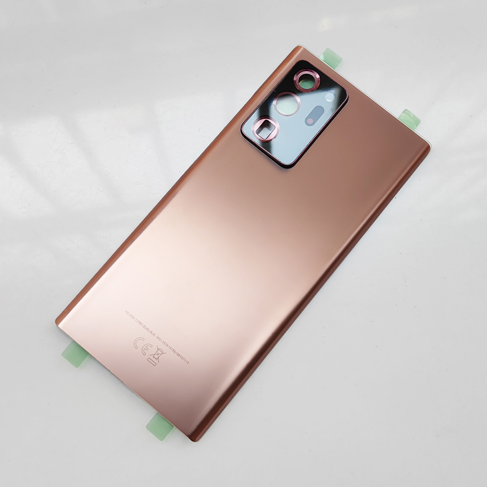 N985/6, Note 20 Ultra cubierta trasera de cristal para Samsung Galaxy Note20 Ultra 5G, funda de batería de repuesto para puerta trasera, cubierta de carcasa trasera