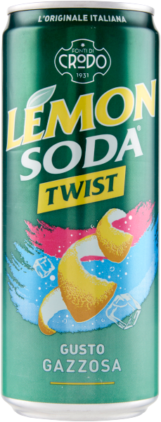Zuckerfreies Soda Twist 330ml-Zitronen soda
