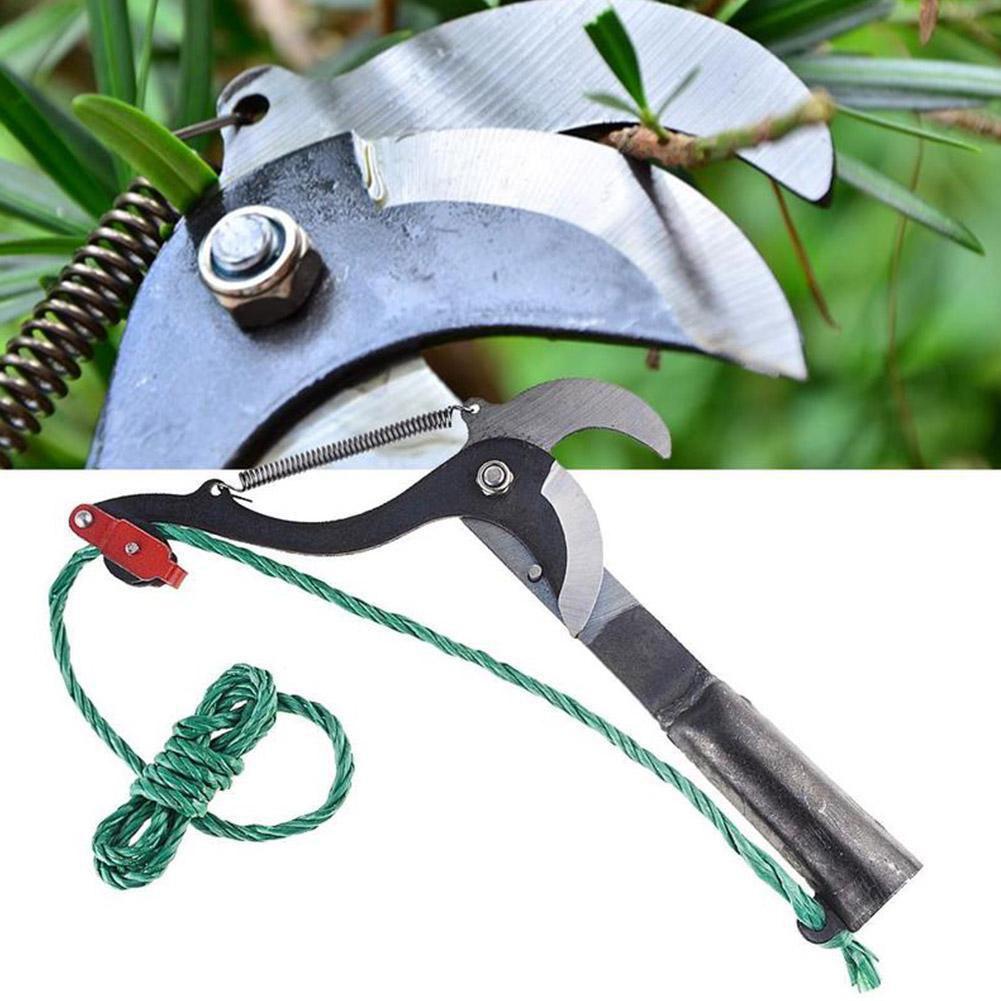 Manual Pruner High-Altitude Branch Scissors Extendable Fruit Tree Pruning Saw Cutter Garden Trimmer Tool With Rope Garden Shears