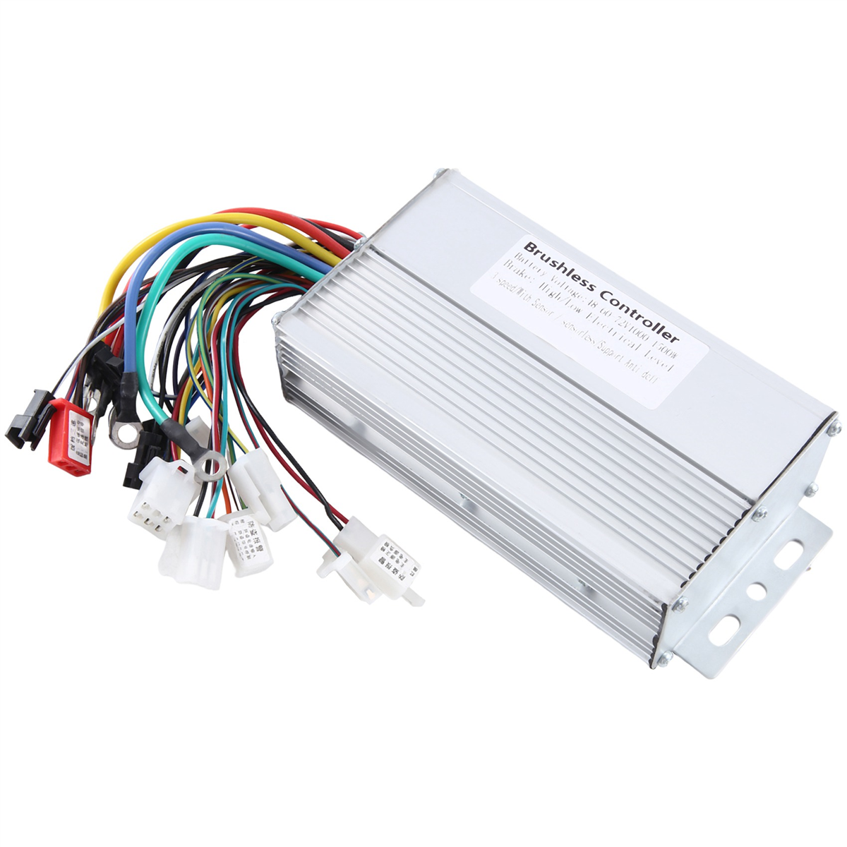 Newest 48V 60V 64V 72V 1000W 1500W Electric Controller 12 Tube Dual Mode E-Bike Brushless Controller Speed Motor