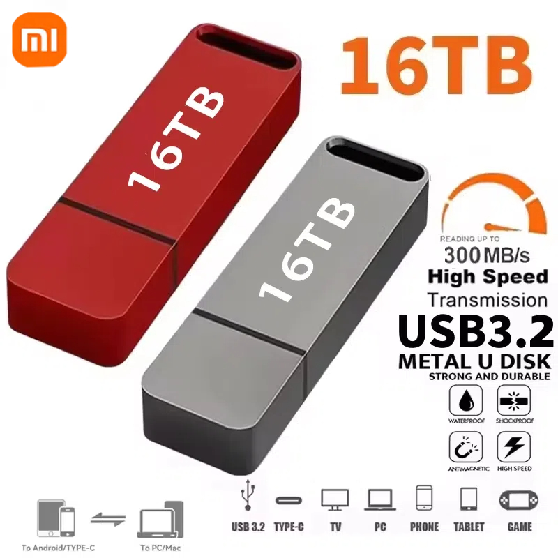 USB-флеш-накопитель Xiaomi, 4 ТБ, USB 3,2, 8 ТБ