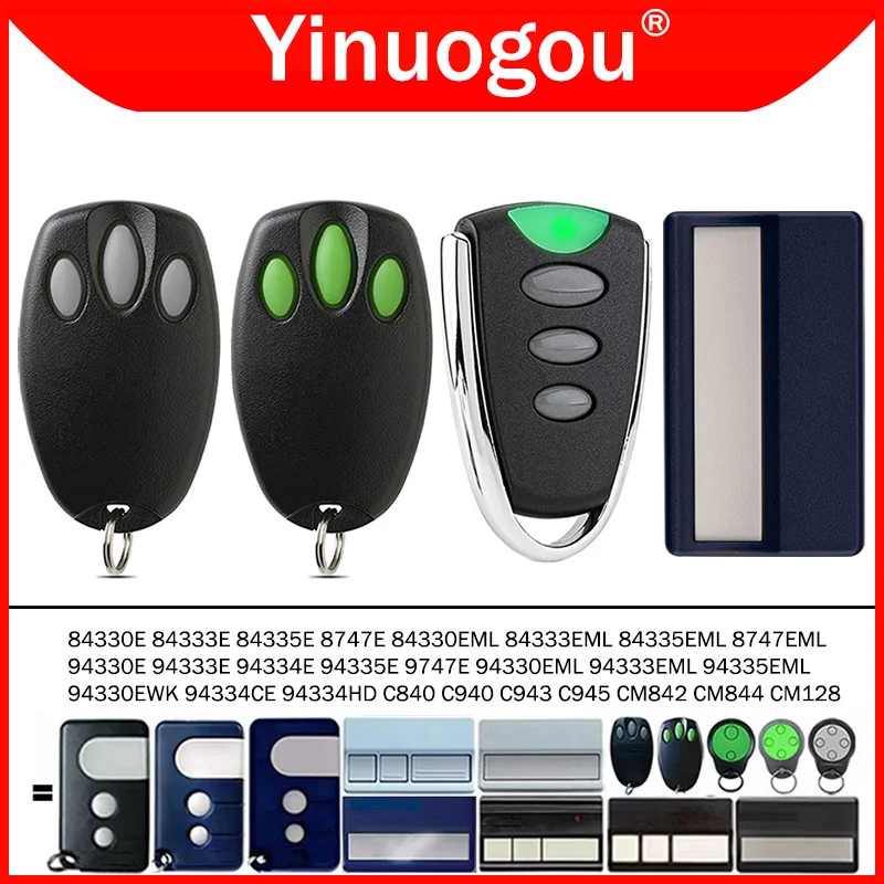LiftMaster 94335E 94335EML 1A5639-7 Control remoto para puerta de garaje MERLIN C945 C943 C940 C840 Transmisor manual de 433,92MHz