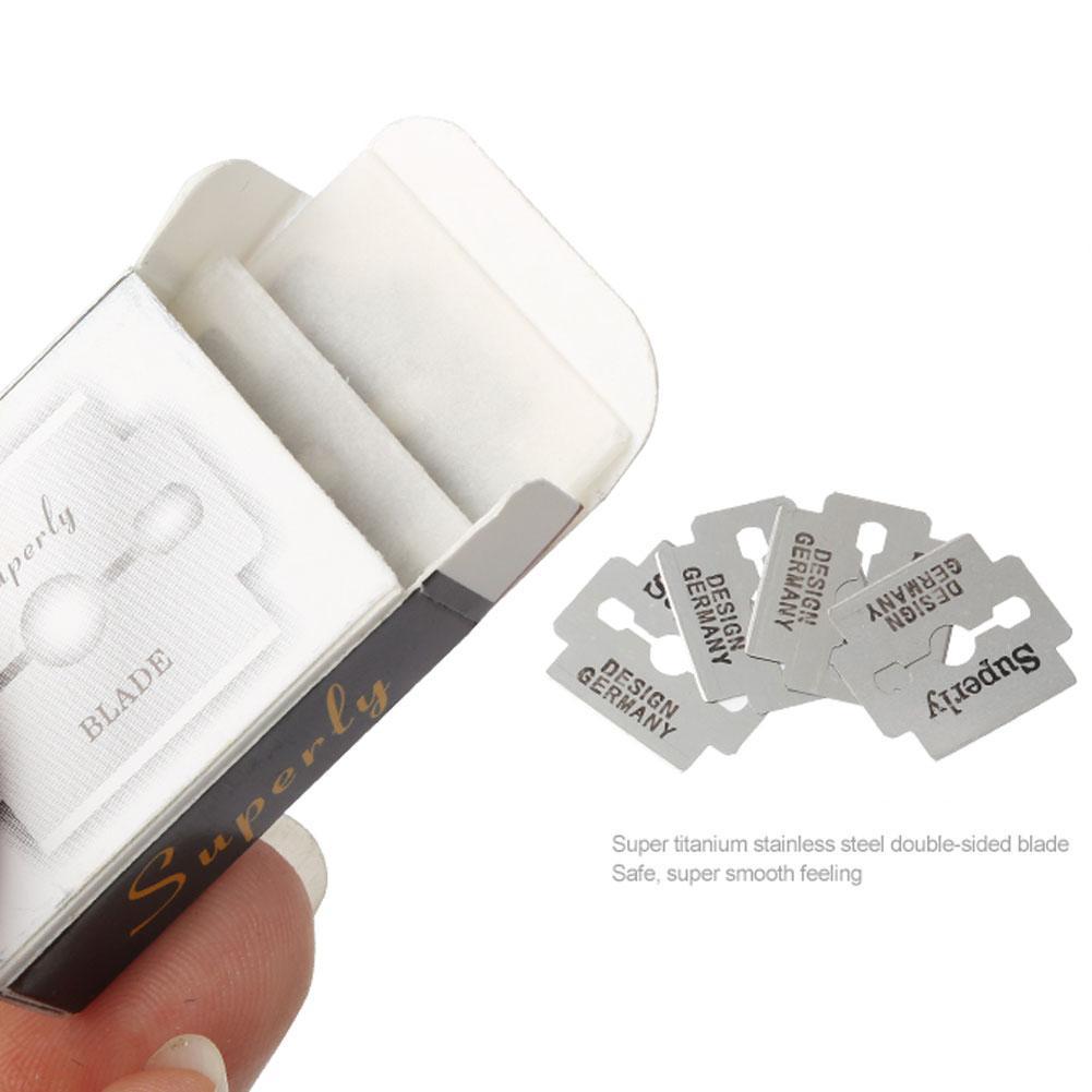 Bộ 100 Thép Không Gỉ Lưỡi Dao Thay Thế Cho Da Tẩy Tay Chân Tập Tin Chân Callus Tẩy Cứng Chăm Sóc Chân Móng Chân Máy