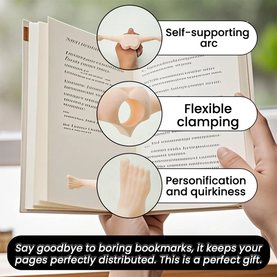 Funny Comic Bookmark - Unique Lightweight Plastic Gifts for Readers, Women & Men, Perfect for Book Lovers