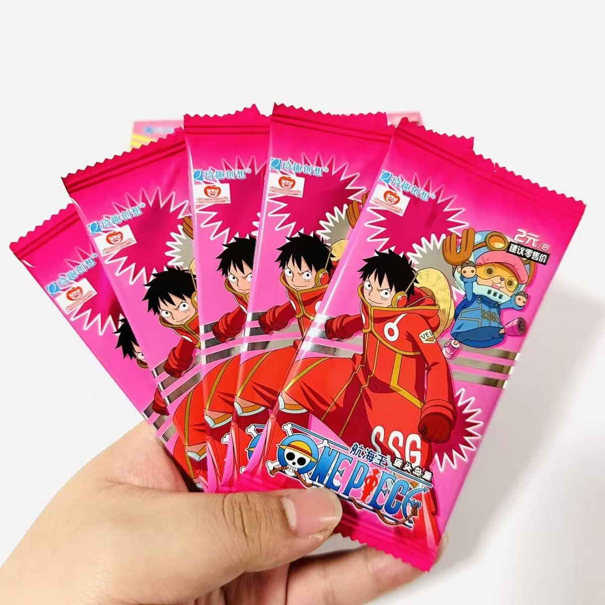 Cartas coleccionables de Anime de una pieza, juego de cartas coleccionables de Luffy Zoro, Sanji Nami TCG, caja de refuerzo