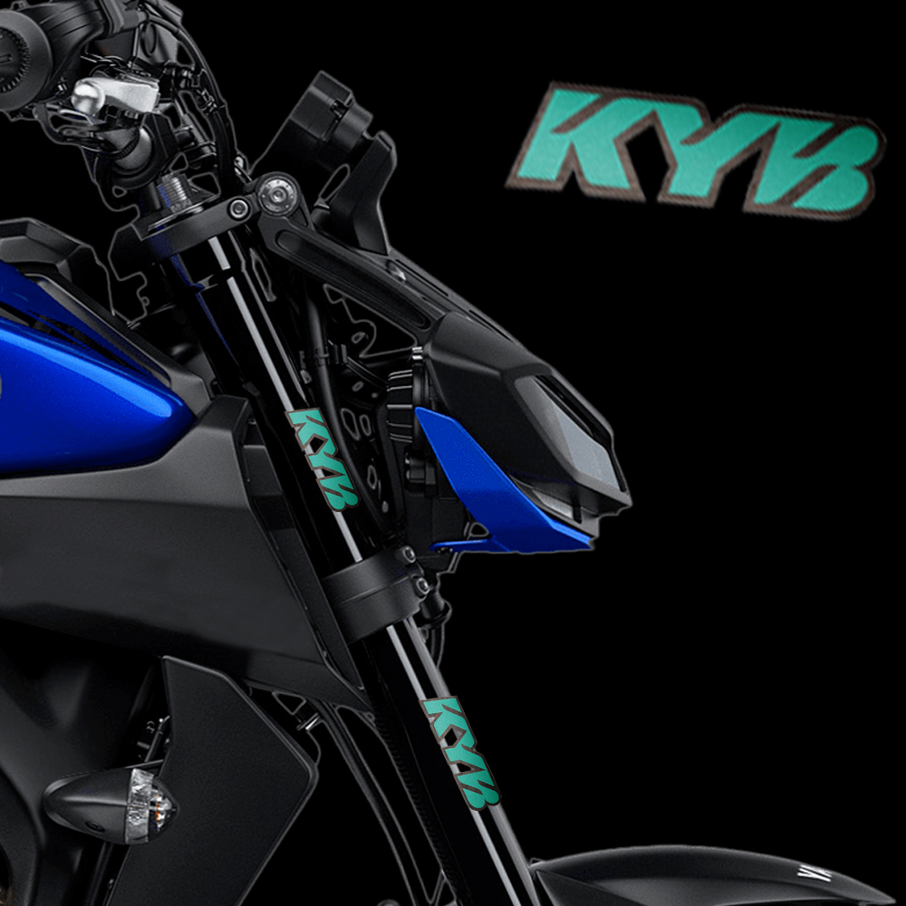 For Yamaha Honda Suzuki Kawasaki Ducati Motorcycle Fork KYB Wp Suspension Shock Sticker Reflective Motorcycle Accessories Decal
