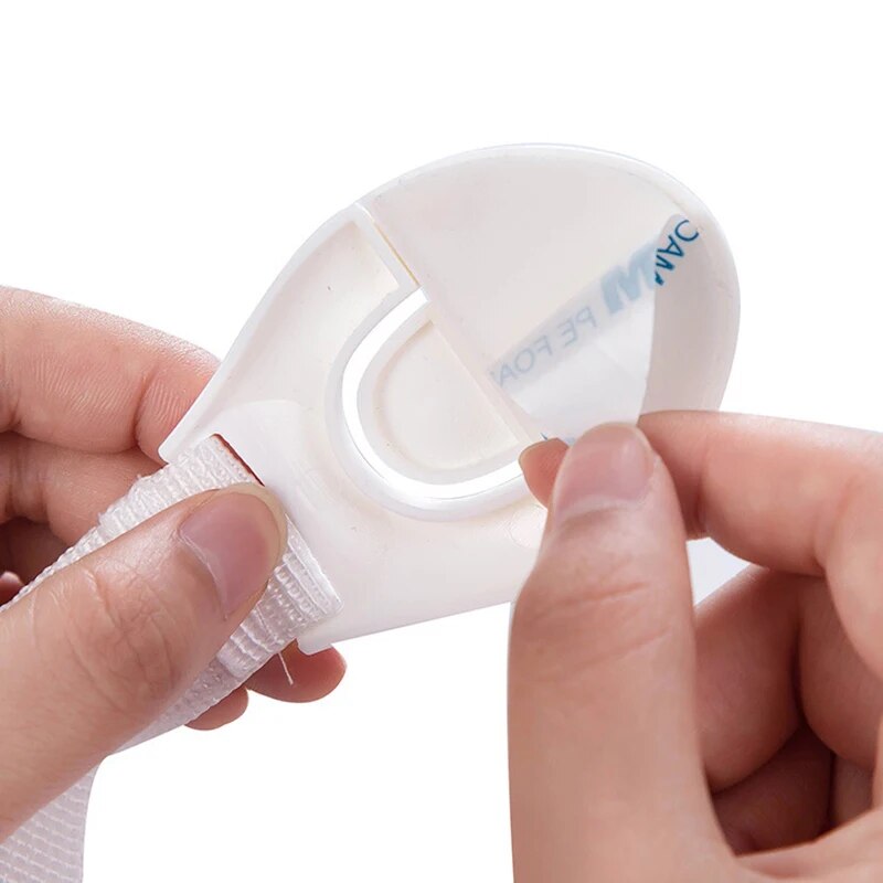 Serrure de sécurité anti-pincement pour bébé, 10 pièces, ruban de protection multifonctionnel pour porte d'armoire et réfrigérateur