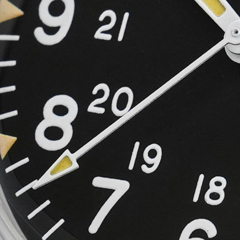 Militado ML07 Quartz Watch VH31 Sweeping Second Movement Wristwatches Bubble Crystal Luminous Waterproof 36mm Vintage Watches