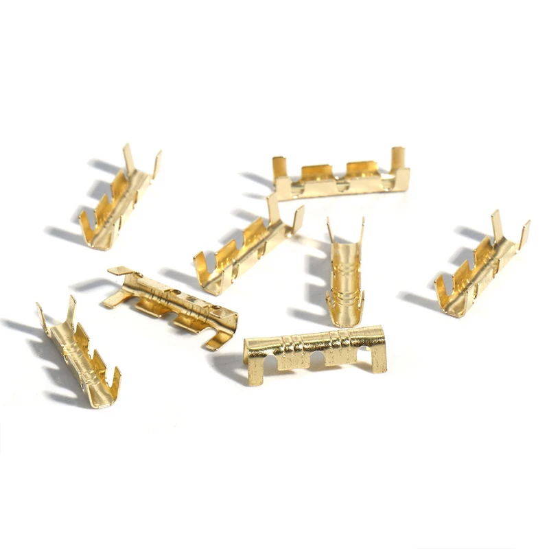 50 pz 100 pz 200 pz terminale di aggancio tipo U terminale Tab da 0.3 a 1.5 mm2 morsettiera connettore doppio connettore terminale