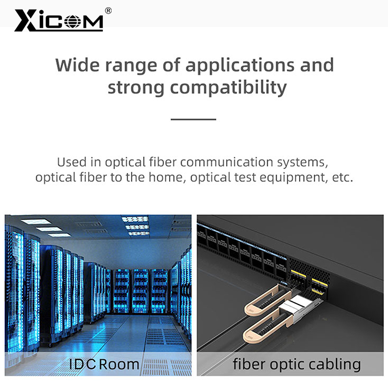 Xicom 10g om2 aoc cabo sfp + para sfp + 7m/10m/20m lszh cabo óptico ativo interruptor de fibra óptica para cisco, mikrotik, ubiquiti