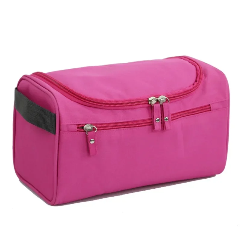 Bolsa de maquillaje portátil, capacidad Unisex, organizador de cosméticos impermeable, estuche colgante de artículos de tocador, bolsa para mujeres y hombres, lavado, afeitado, maquillaje