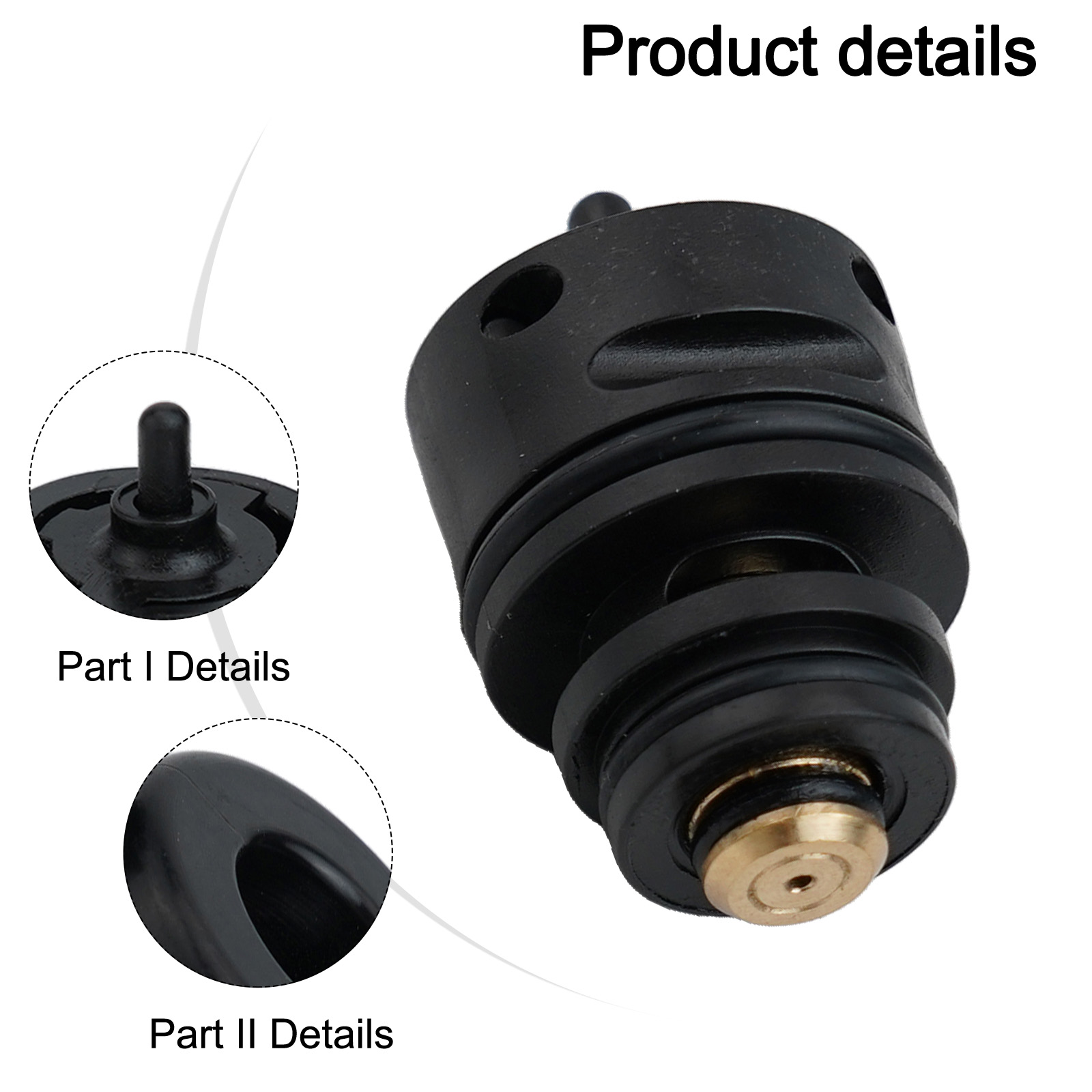 Nuevo Kit de revisión práctico para piezas de repuesto de clavadora Porter con 904750   Kit de revisión Goma duradera negra