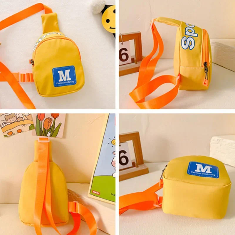Neue Kinder Brusttasche Junge modische Schulter Diagonale Straddle Tasche Mädchen Reisetaschen Cartoon Hüft taschen leichte Freizeit tasche