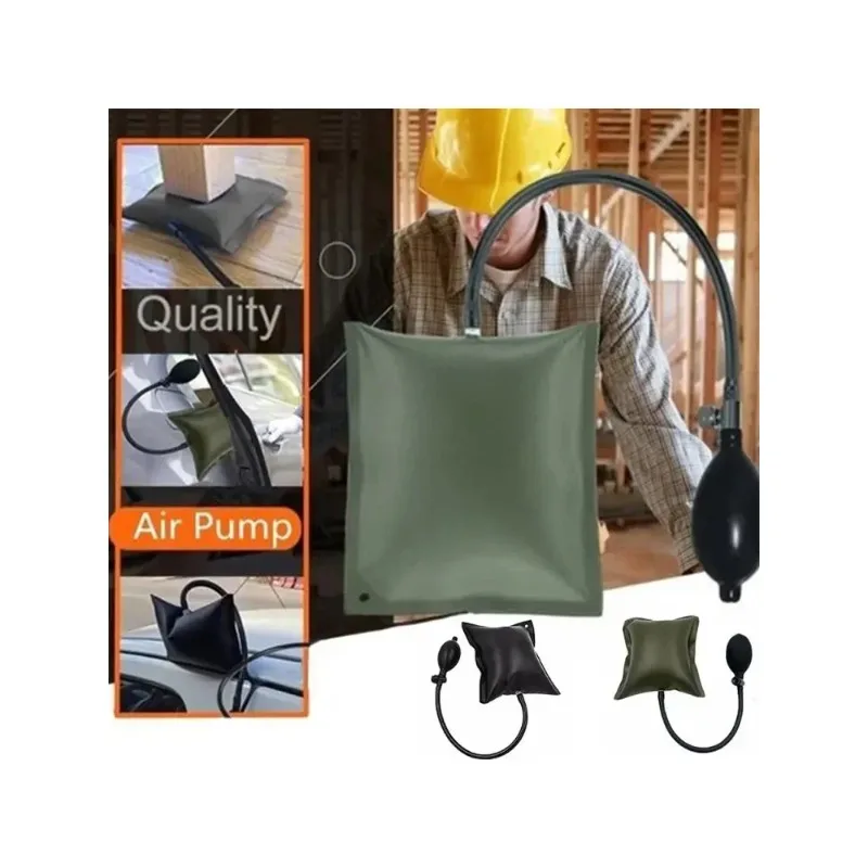 自動クイックポジショニングエアポンプ,厚い車のドアの修理,エアクッション,緊急ロック解除ツール,1個