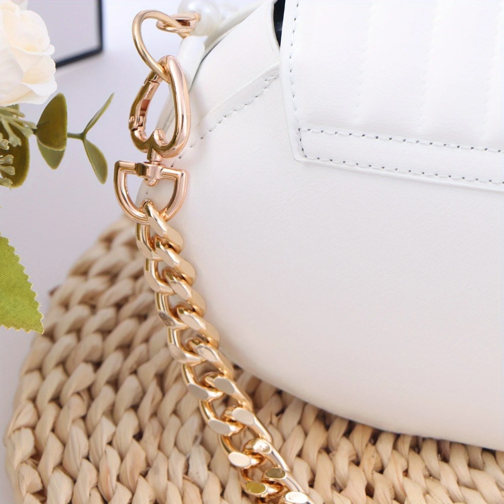 1 PC โลหะสายโซ่กระเป๋า Extender รูปหัวใจกระเป๋าสําหรับอุปกรณ์เสริม Charms, ยาว Crossbody ไหล่กระเป๋าถือสายคล้อง