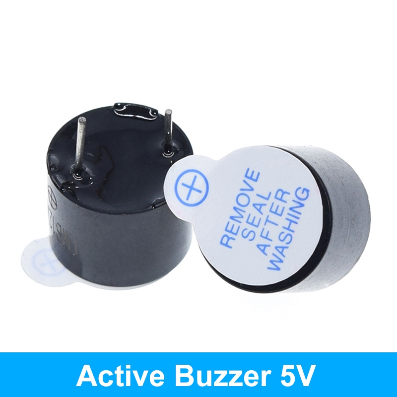 TZT 10pcs 3V 5V 12V Active Buzzer Magnetic Long Continous Beep Tone 12*9.5mm New And Original For Arduino