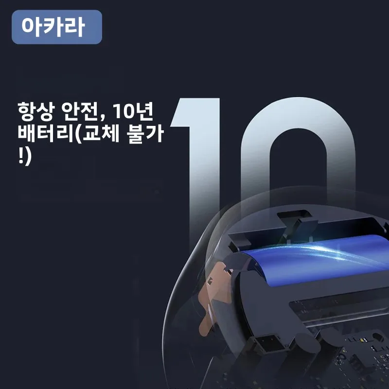 아카라 뉴 스모크 알람 스마트 지그비 3.0 화재 감지기 화재 방지 홈 시큐리티 알람 사운드 라이트 알람 (홈킷 미홈 지원)