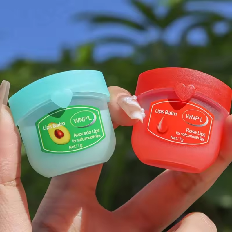 4/6/8 pezzi Set di balsamo per labbra serie frutta Set idratante rinfrescante non appiccicoso maschera per labbra anti-screpolature vaselina per trucco labbra