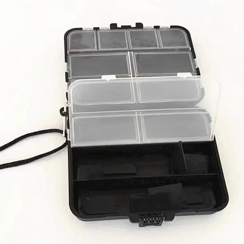 Blei Kopf Luia Lagerung Box Angeln Zubehör Box Angeln Teile Haken Lagerung Box mit Hand Seil Angelausrüstung Zubehör
