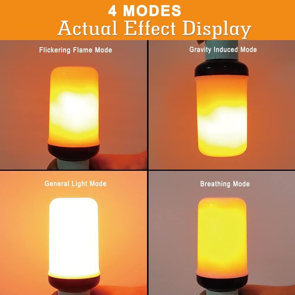 B22 E27 LED Vlam Gloeilampen 4 Modi Party LED Vlam Effect Licht Simulatie Vuur Gloeilamp KTV Festival Tuin Decor licht
