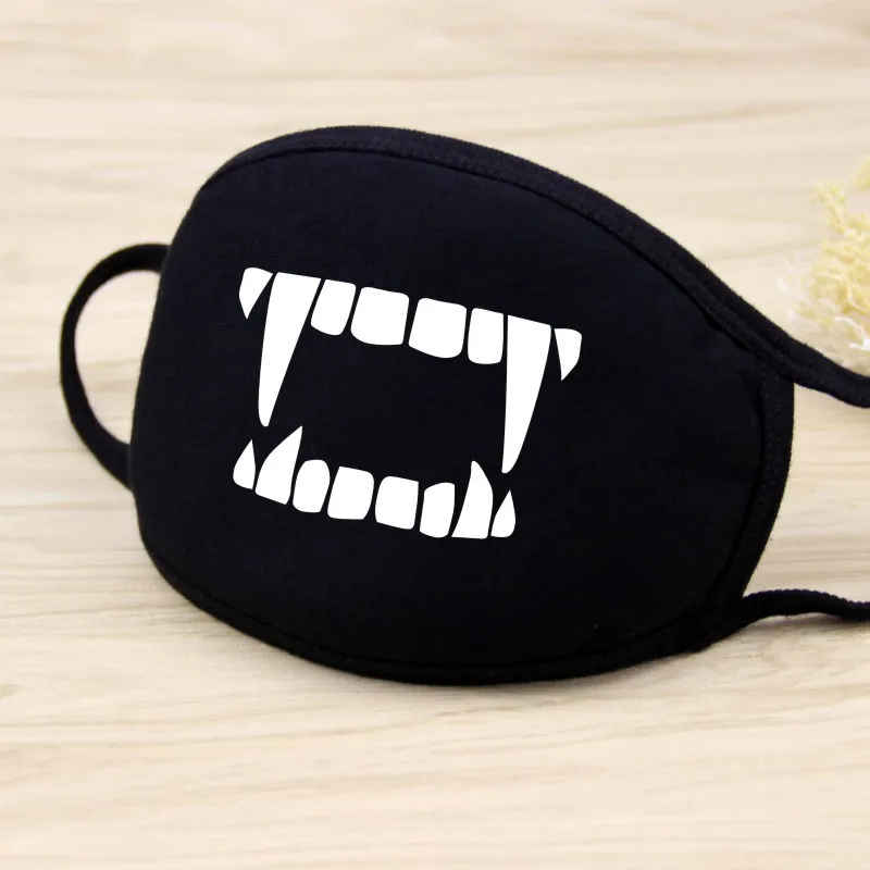 Quà Giáng Mascarillas Chống Bụi Miệng Mặt Nạ Trái Tim In Hình Mặt Bông Miệng Mặt Nạ Hoạt Hình Mặt Có Thể Tái Sử Dụng Vải Chống Ô Nhiễm Mặt Nạ Đen