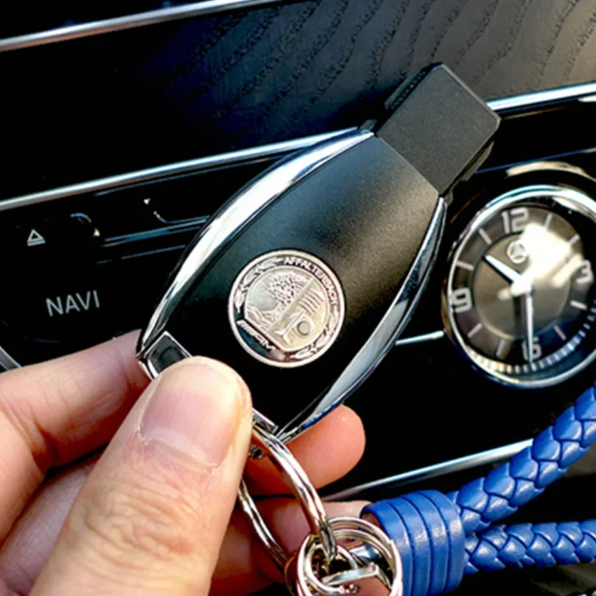 For Mercedes-Benz AMG W210 W212 E63 W202 W205 W207 AMG GT GLS G63 Apple Tree Key Shell Cover A-Class C-Class E-Class CLA GLA GLC
