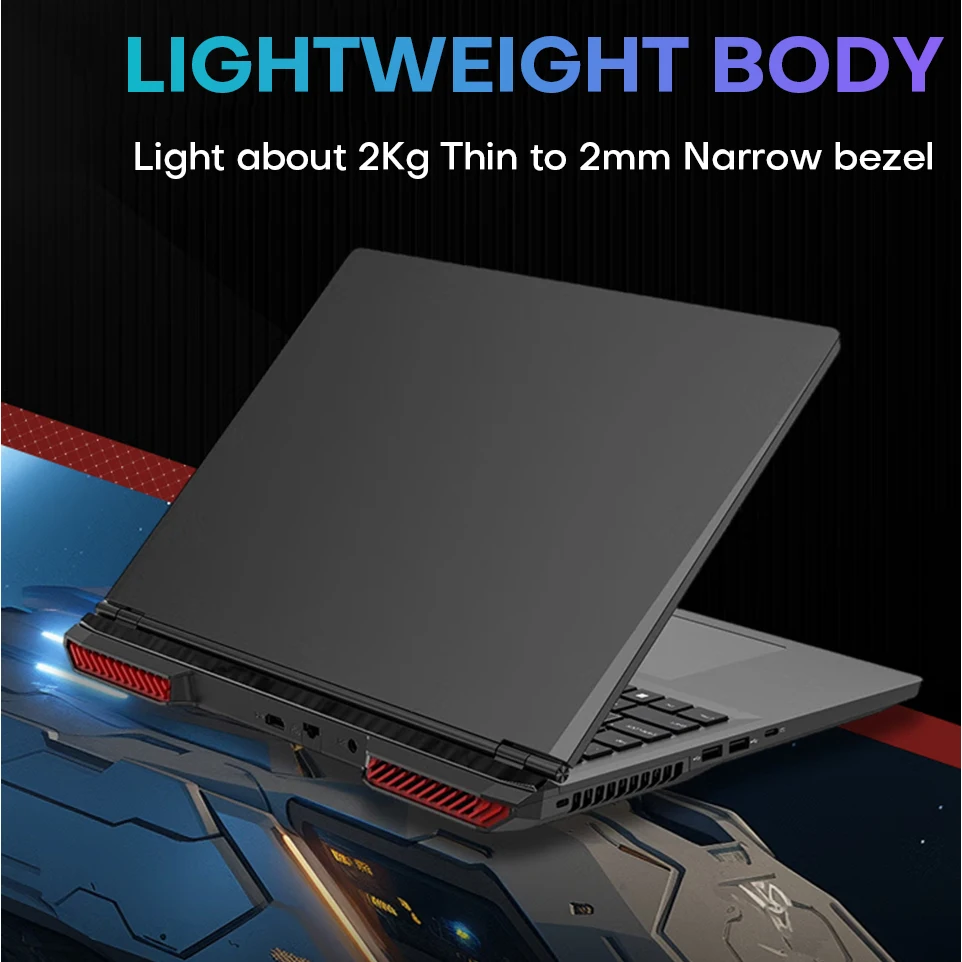 Xiaman 16 "ordenador portátil para juegos intel Core i7-6700HQ GTX 1060 Notebook PC IPS 1920*1200 16GB DDR4 1TB SSD Windows 11 Pro portátil Gamer