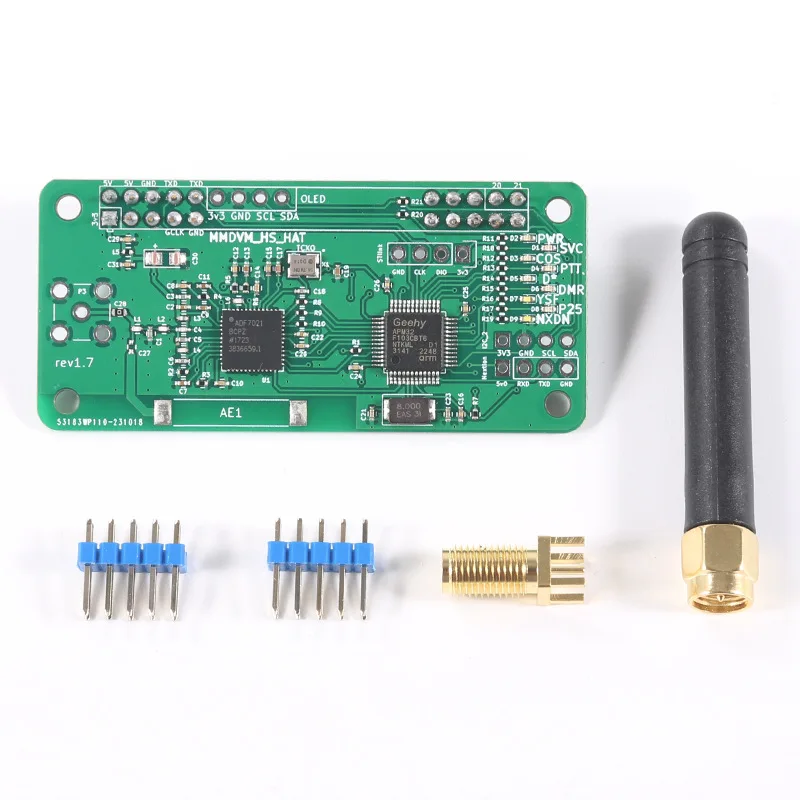 Mais recente jumbospot uhf vhf uv mmdvm hotspot para p25 dmr ysf dstar nxdn raspberry pi zero com 3b/4b + oled + caixa de metal + antena