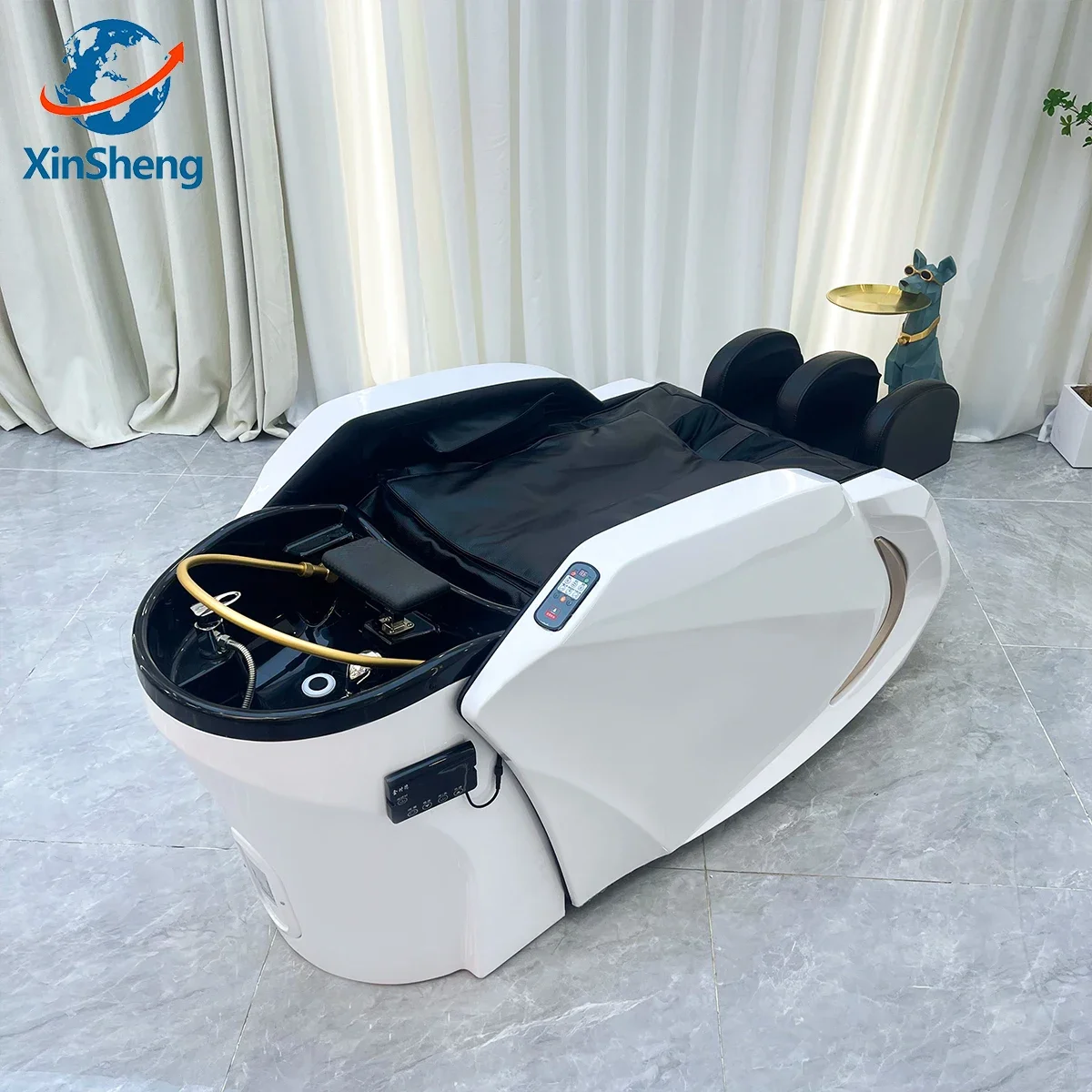Xinsheng cama de massagem profissional cabeça spa salão de beleza mesa de massagem shampoo camas sofá cama lavagem de cabelo cabeleireiro móveis de lazer