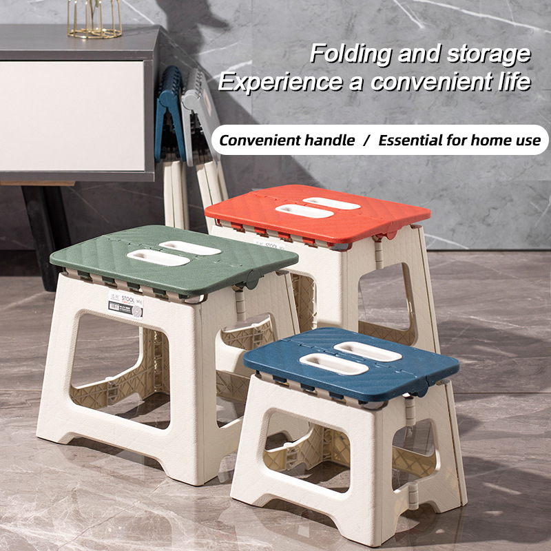 MUMUCC plastic verdikte klapstoel, draagbare outdoor campingstoel, strandklapstoel, familie kinderstoel