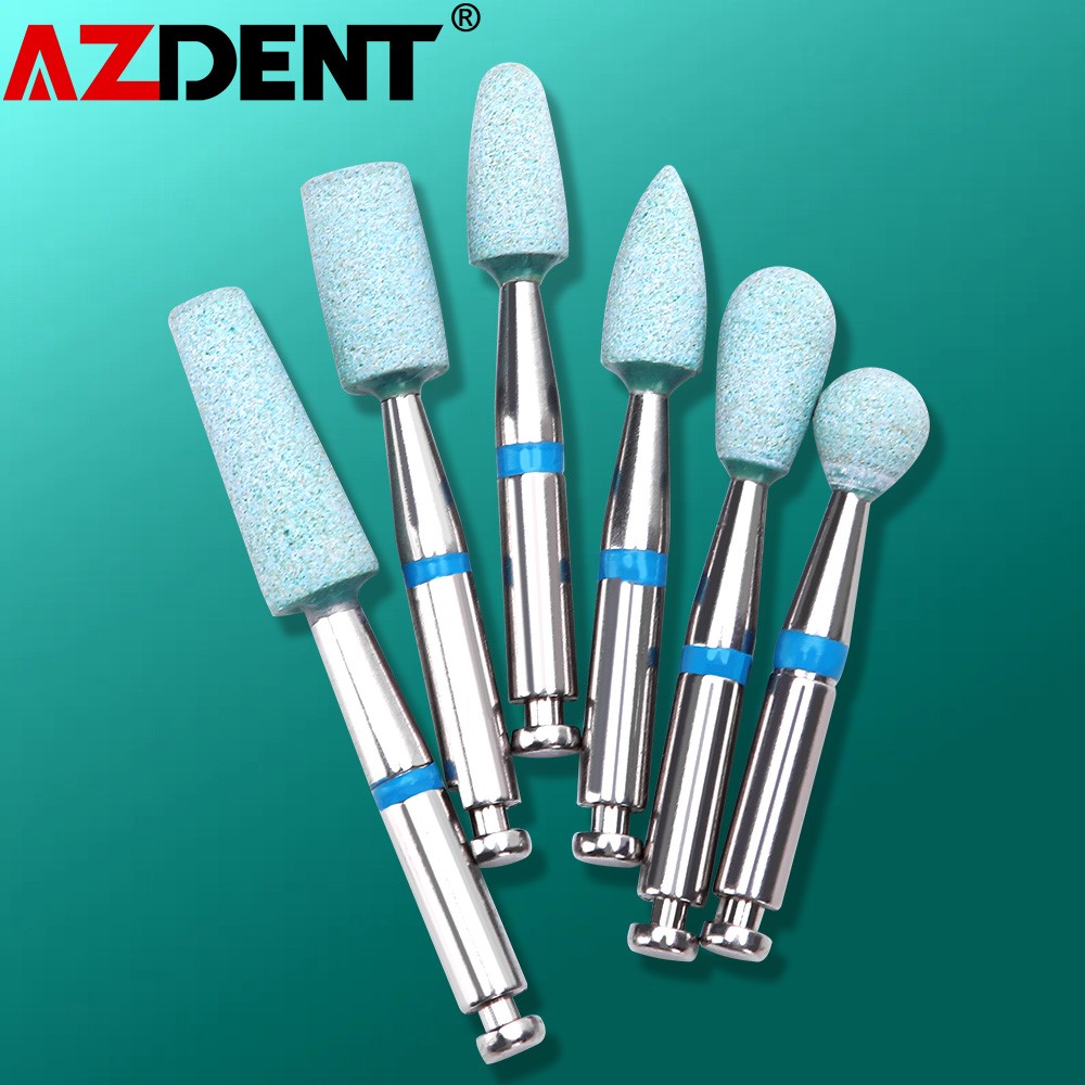 Azdent Nha Khoa Gốm Kim Cương Máy Xay Ba Lan RA 2.35Mm Thô Nhanh Chóng Xay Đánh Bóng