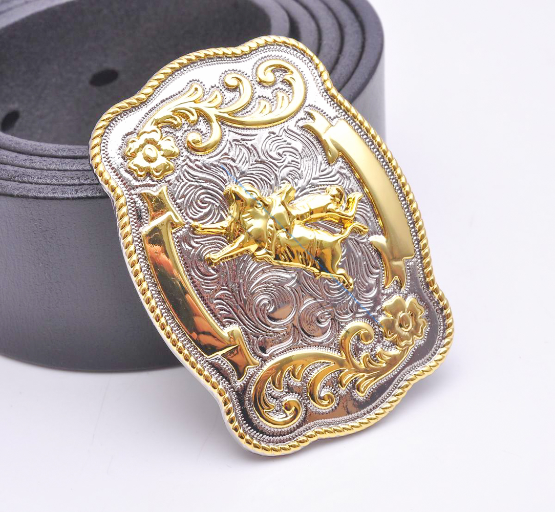 69*50MM Interno 40MM ROCK BULL RIDE RODEO RODEO COWBOY TEXAS WESTERN SHINE BELT BUCA
