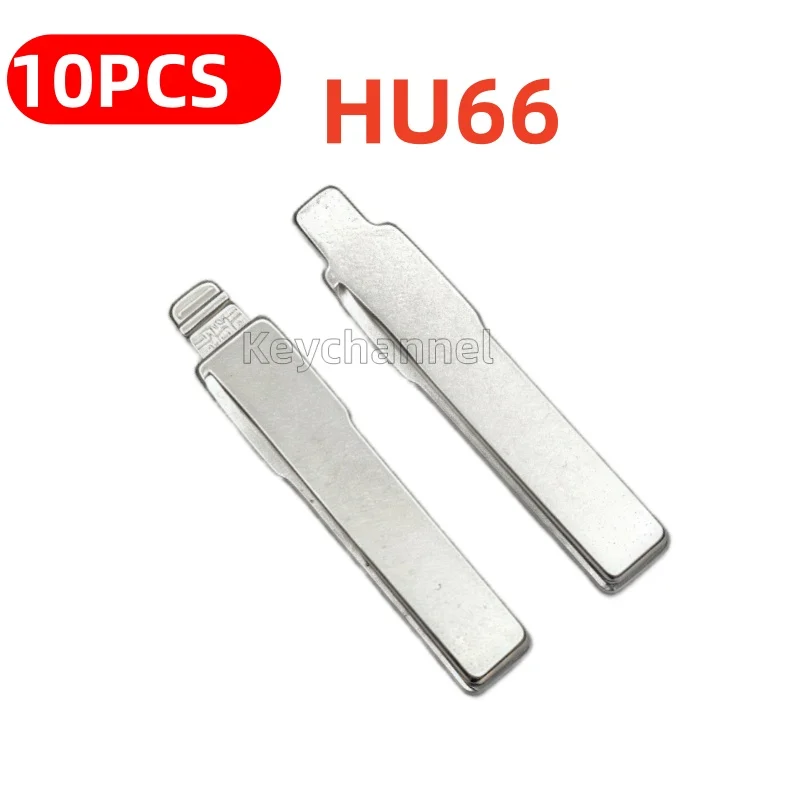 10 piezas 31 #   KD Blank Lishi HU66 hoja de llave de coche para KD VVDI KEYDIY XHORSE para Golf MK7 Polo Passat Tiguan A3 A4 A6 para 202AD 202AJ
