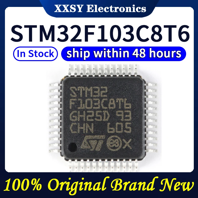 STM32F103C8T6 STM32F103CBT6 STM32F103C6T6A STM32F103RBT6 STM32F103RCT6 STM32F103RDT6 Disponibile 100% originale e nuovo