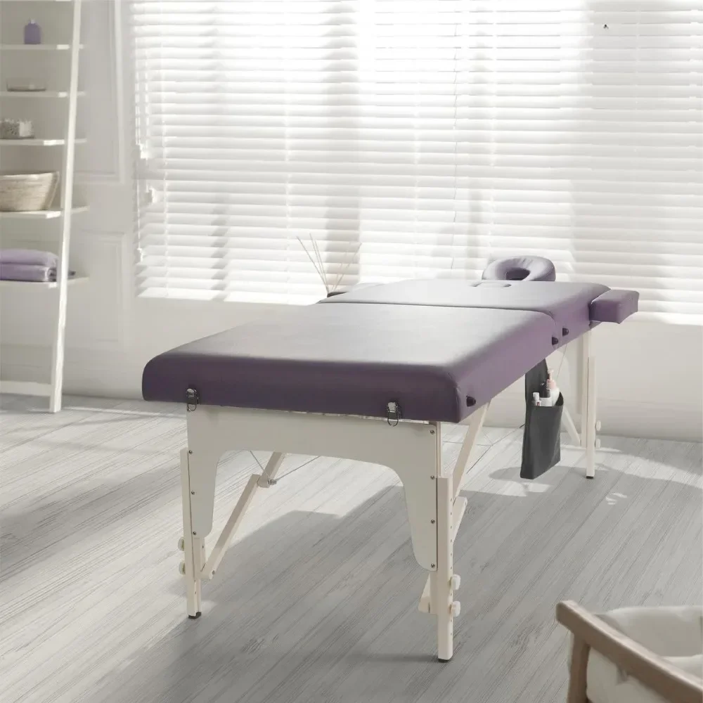 This Is APremium Memory Foam Massage Table,Foldable & Portable Massage Bed, Height Adjustable Spa Bed