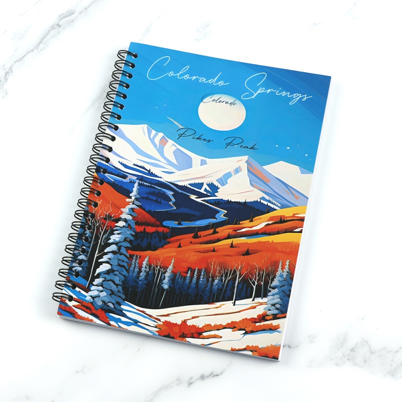 Custom. Stationaire A5 Draad Binding Notebook Binding Journal Aangepaste Dagboek Gelijnde Notitieboekjes Afdrukken