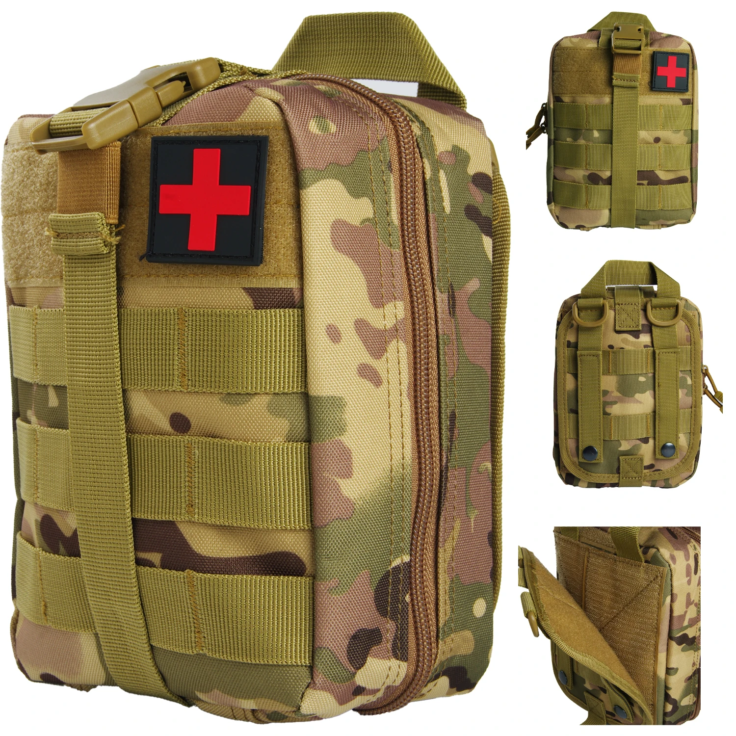 EHBO-Kit-Zakje Geleverd Volledige Set Molle Om Overlevingskit Buitenshuis Noodkit Trauma Outdooruitrusting Ifak Emt Te Configureren