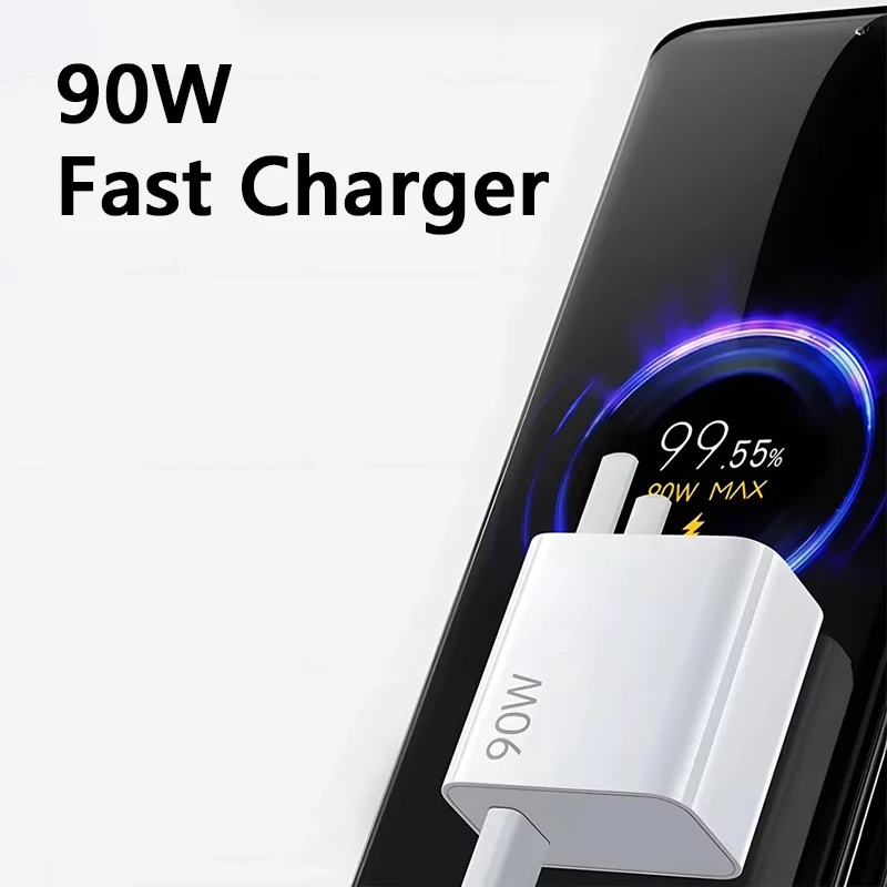 Xiaomi Original 90W Charger Fast Turbo Charging Eu Wall Power Adapter 6A Type C Cable For Mi 15Ultra 14 13 12 Ultra Poco F7 Pro