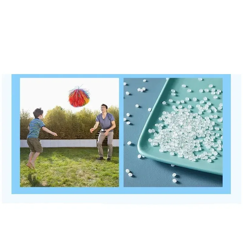 Jogging ball para crianças, brinquedo de borracha colorido, anti-stress, elástico, engraçado, novidade