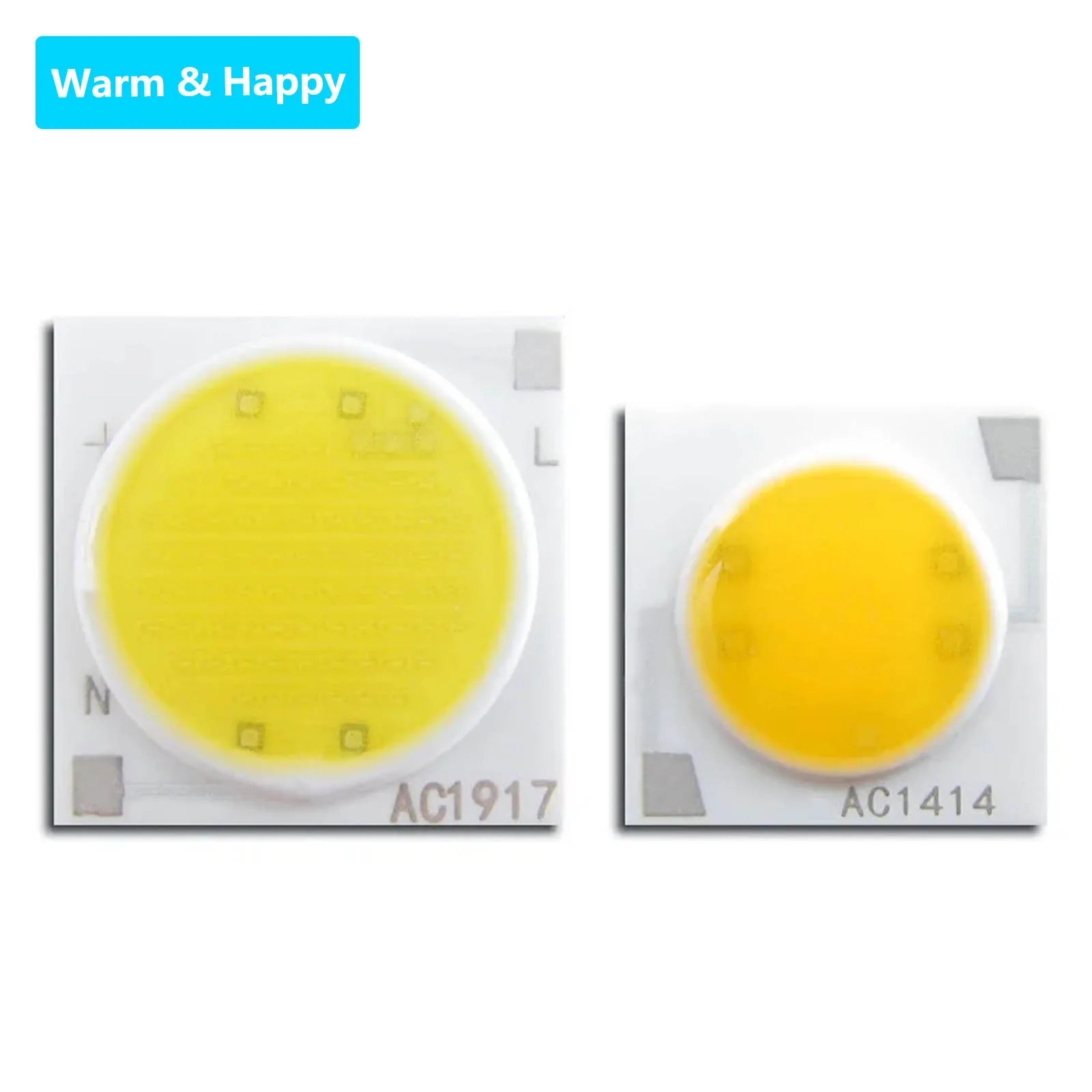 Bombilla LED COB con Base de cerámica, 3W, 5W, 7W, 9W, 12W, 15W, 20W, 30W, 50W, AC220V, diodo IC inteligente para reflector, luz descendente, LED DIY